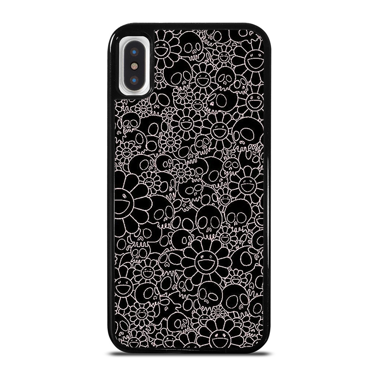 TAKASHI MURAKAMI BLACK SKULL iPhone X / XS Case